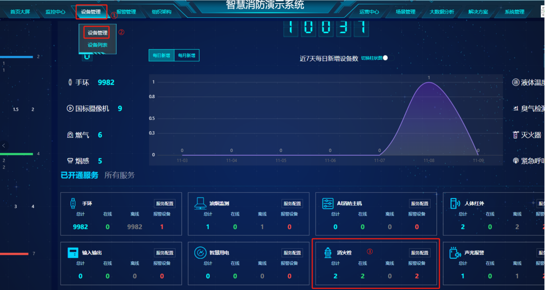 消火栓入口页面